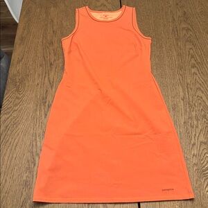 Patagonia Orange Sleeveless Tank Dress